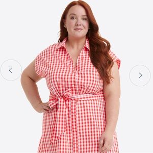 Draper James Trisha Shirtdress in Poppy Red Gingham / Brand New w/ Tags! ❤️